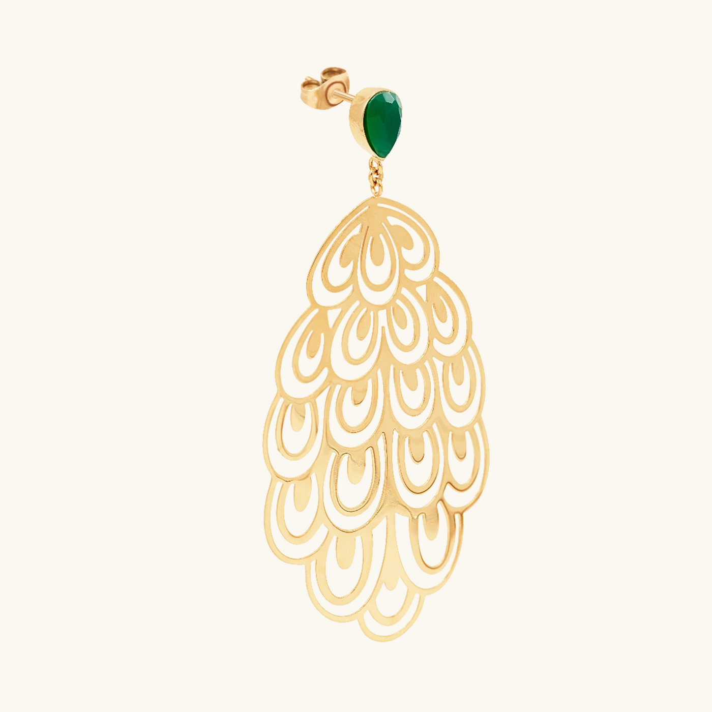 Peacock Earrings - Lilou Paris US