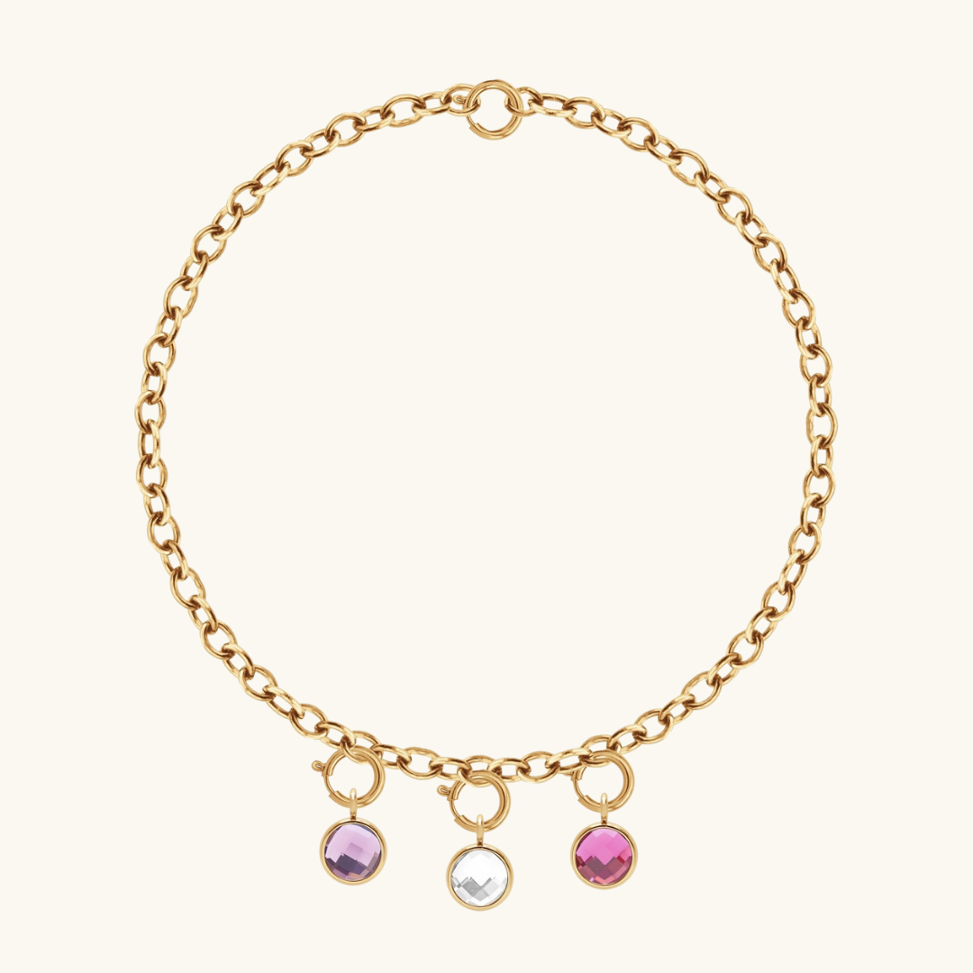 3 Quartz Chain Necklace II - Lilou Paris US
