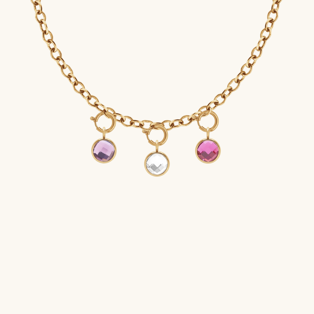 3 Quartz Chain Necklace II - Lilou Paris US