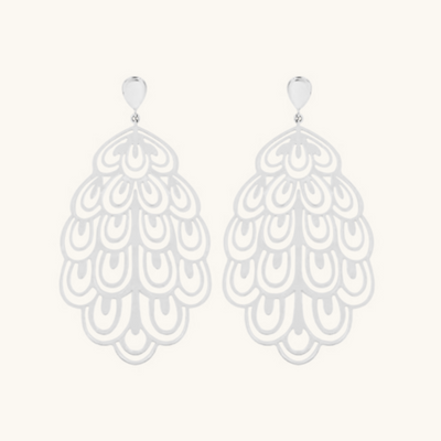 Peacock Earrings XL