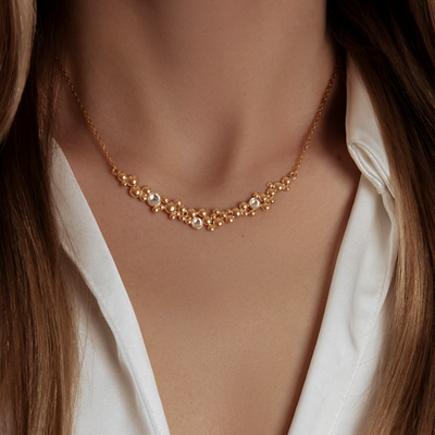 Gold Sparkling Necklace