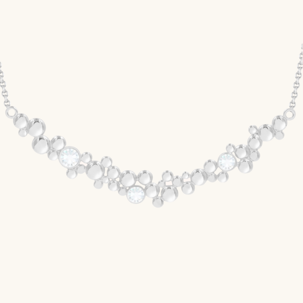 Silver Sparkling Necklace