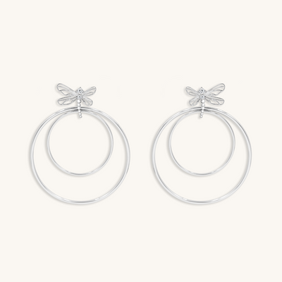 Dragonfly Double Hoops - Lilou Paris US