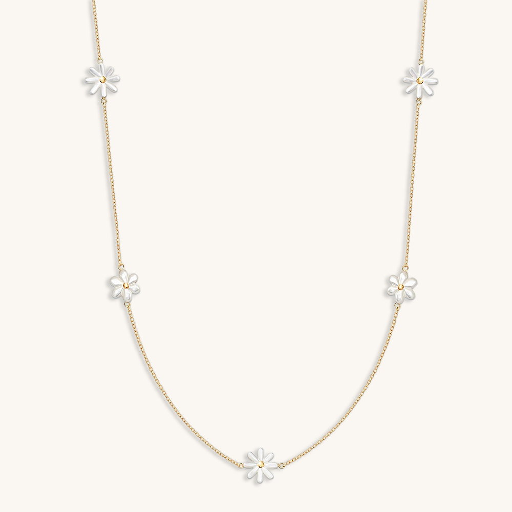 Pearl Flower Necklace - Lilou Paris US