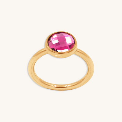 Love Pink Quartz Ring - Lilou Paris US